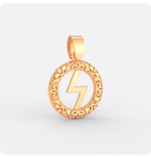 Руна Соулу (Согил, Сол) из золота (малый)