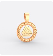 Валькнут из золота (малый)