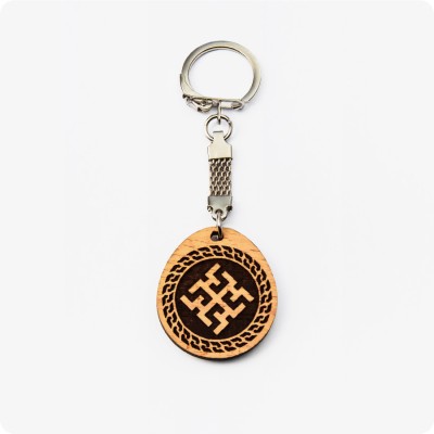 Брелок Духобор из дерева Бука