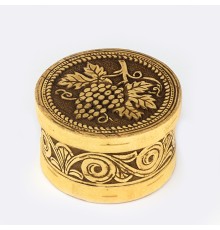 Берестяная шкатулка для оберегов - Виноград