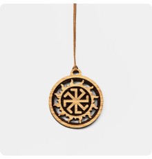 Оберег Колядник в Солнечном круге из Дуба