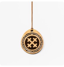 Оберег Крест Мары (Марены) из дерева Дуба