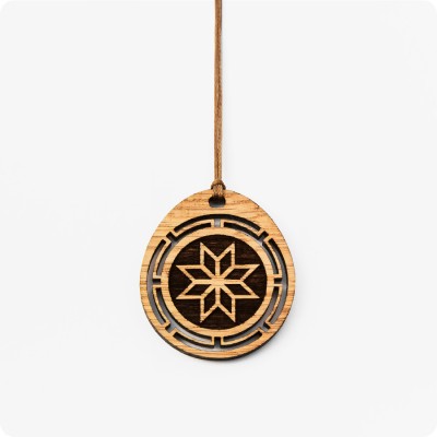 Оберег Алатырь из Дуба