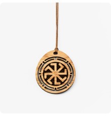 Оберег Колядник из дерева Дуба