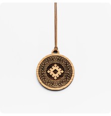 Оберег Репейник из дерева