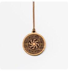 Оберег Свитовит из дерева