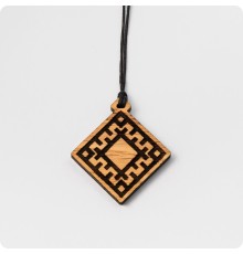 Оберег Репейник счастья из дерева Дуба