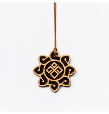 Оберег Символ Даждьбога из Дуба в солнце