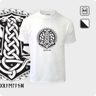 Футболка - Молот Тора - К.1872-01