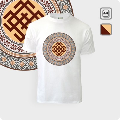 Футболка с символом Белобога - К.1862-01