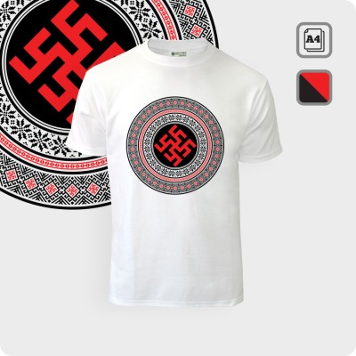 Футболка с Цветком Папоротника - К.1850-01