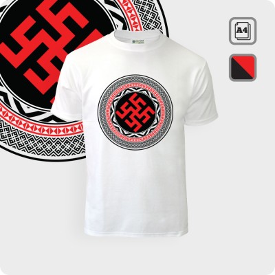 Футболка с Цветком Папоротника - К.1852-01