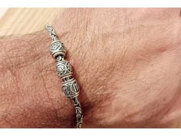 Шармы 9мм на браслете Лисий хвост