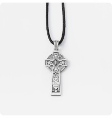 Кельтский крест из серебра (ks-216)