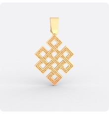 Узел долголетия из золота