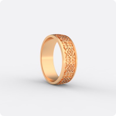 Кольцо со Звездой Руси (Квадрат Сварога) из золота