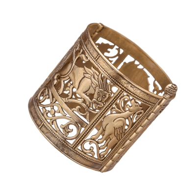 Русальный браслет из латуни - Симаргл-Переплут