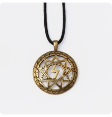 Оберег Перуница из латуни