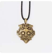 Оберег Перун из латуни