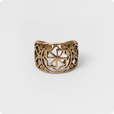 Кольцо Молвинец из латуни (литое)