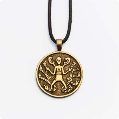 Оберег из латуни - Змеевик Миссионерский