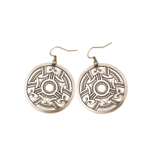 Серьги Варяжские из латуни