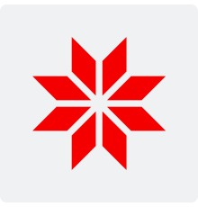 Наклейка с Оберегом Алатырь без круга