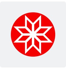 Наклейка с Оберегом Алатырь Звезда без круга