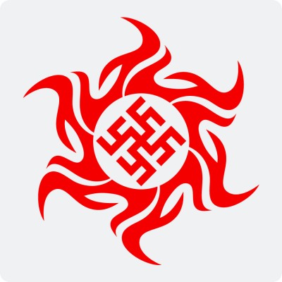 Наклейка с Оберегом Цветок Папоротника