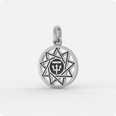 Чертог Ворона (малый) из серебра