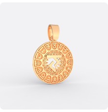 Сварожий круг с чертогом Коня из золота