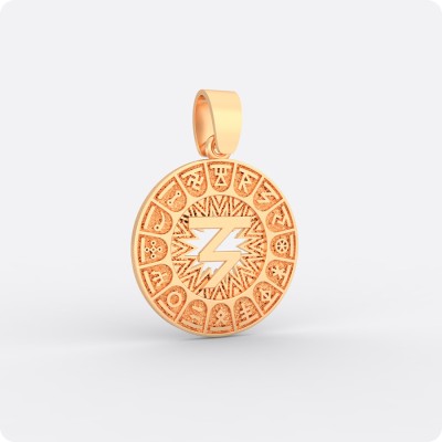 Сварожий круг с чертогом Орла из золота