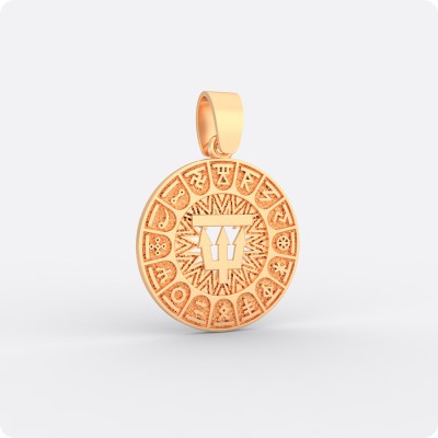 Сварожий круг с чертогом Ворона из золота