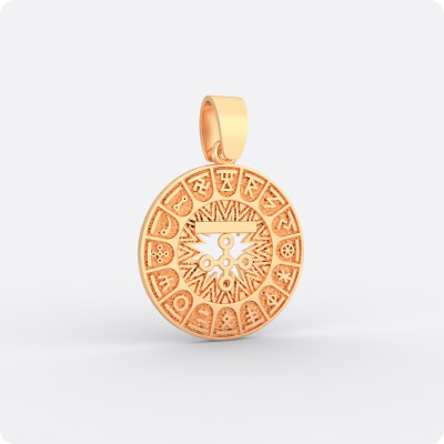 Сварожий круг с чертогом Змея из золота