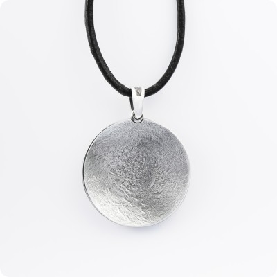 Оберег Символ Рода из серебра в Два уровня