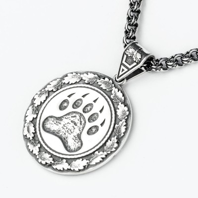 Оберег Медвежья лапа - символ Велеса (Волоса) и Медвежья морда