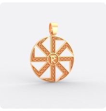 Коловрат с Молвинцем и чертогом Расы из золота