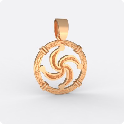 Оберег Символ Рода из золота