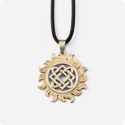 Оберег Звезда Лады-богородицы из золота в Ярило