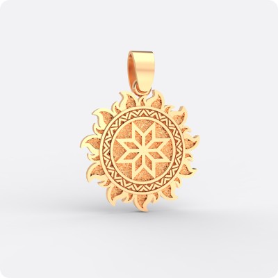 Оберег Алатырь из золота в Ярило