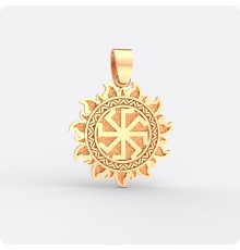 Оберег Ладинец из золота в Ярило