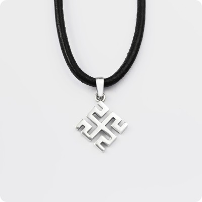 Оберег Родовик из серебра (малый)