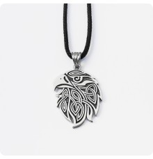 Оберег Сокол из серебра (двухсторонний)