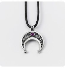 Оберег Лунница с камнем