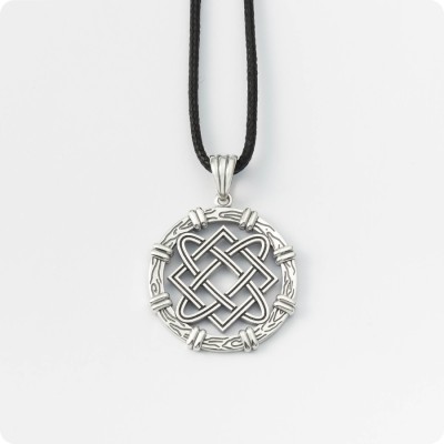 Оберег Звезда Лады-богородицы из серебра