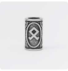 Шарм - богатырь из серебра с руной Волка