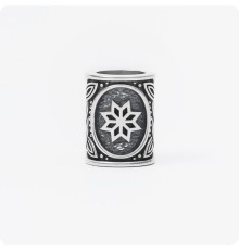 Шарм - богатырь из серебра с оберегом Алатырь