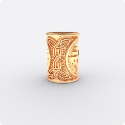 Шарм - богатырь из золота с оберегом Небесный Крест