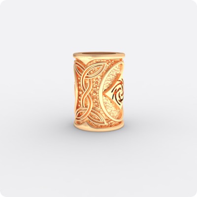 Шарм - богатырь из золота с оберегом Знич