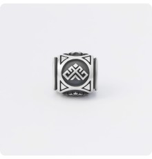 Шарм - бусина с оберегом Рожаница из серебра